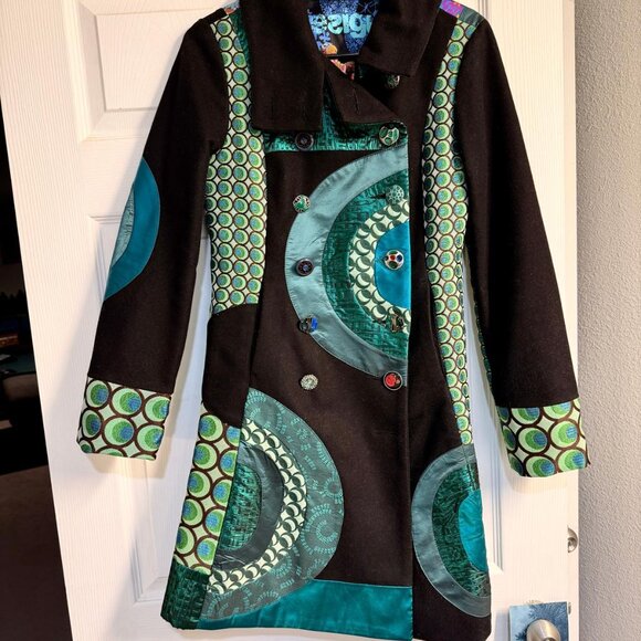 Like new vintage Desigual Japanese trench coat - Picture 3 of 4